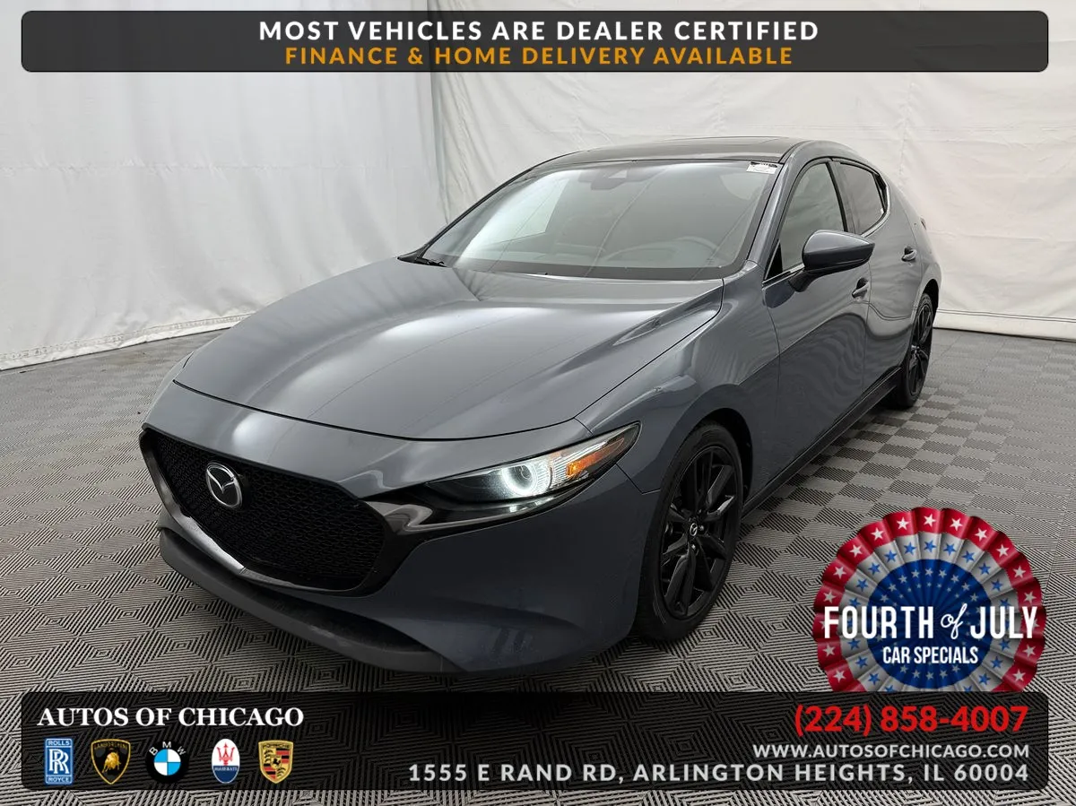 Gray 2019 Mazda Mazda3 Hatchback w/Premium Pkg for sale in Arlington Heights, IL