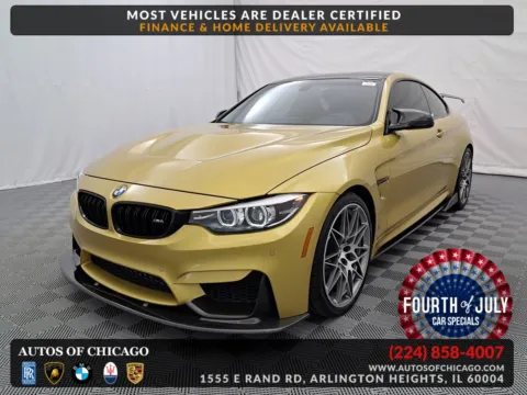 Yellow 2018 BMW M4 for sale in Arlington Heights, IL