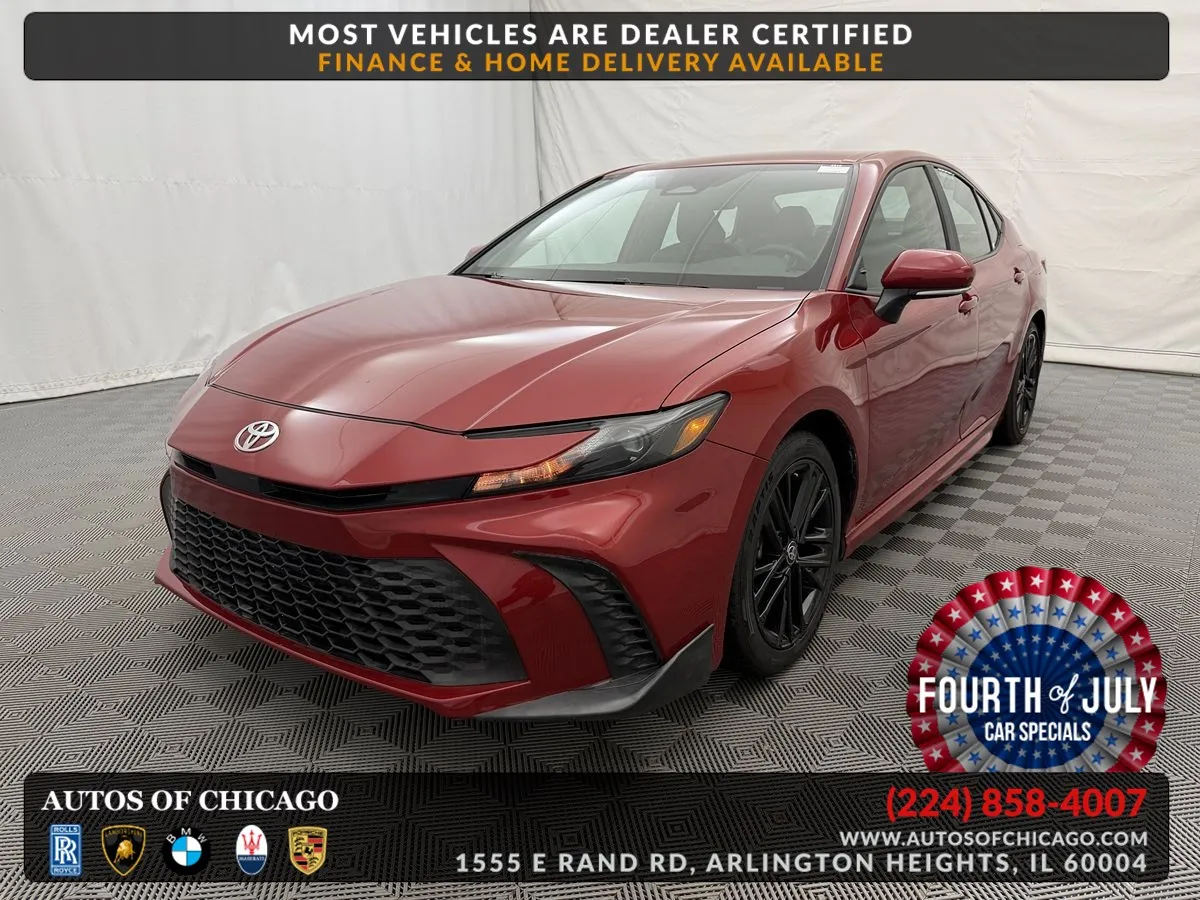 Red 2025 Toyota Camry SE for sale in Arlington Heights, IL