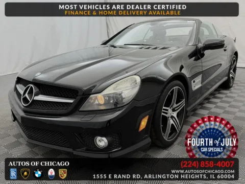 Black 2011 Mercedes-Benz SL-Class SL 63 AMG for sale in Arlington Heights, IL