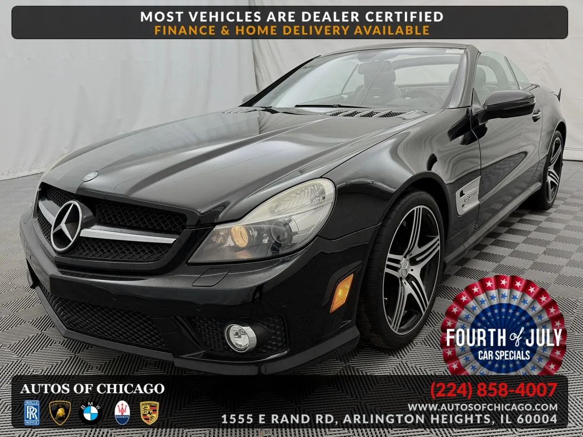 Black 2011 Mercedes-Benz SL-Class SL 63 AMG for sale in Arlington Heights, IL