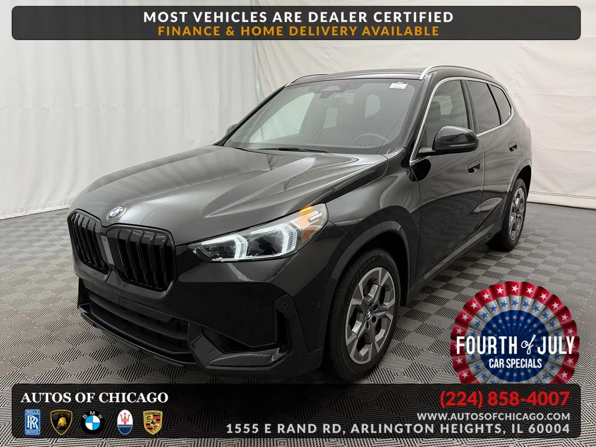 Black 2025 BMW X1 xDrive28i for sale in Arlington Heights, IL