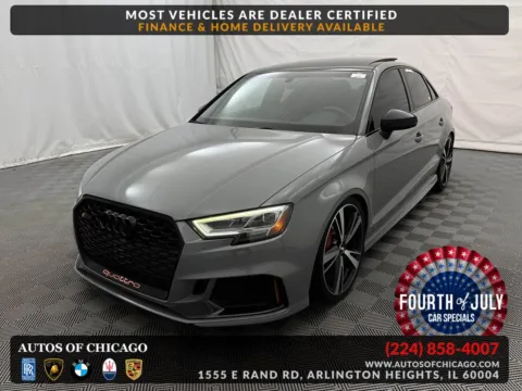 Gray 2019 Audi RS 3 2.5T quattro for sale in Arlington Heights, IL