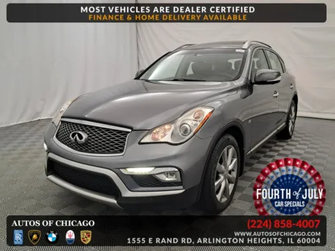Gray 2017 INFINITI QX50 for sale in Arlington Heights, IL