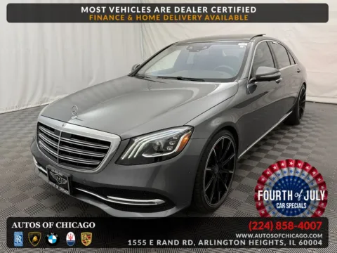 Gray 2018 Mercedes-Benz S-Class S 560 for sale in Arlington Heights, IL