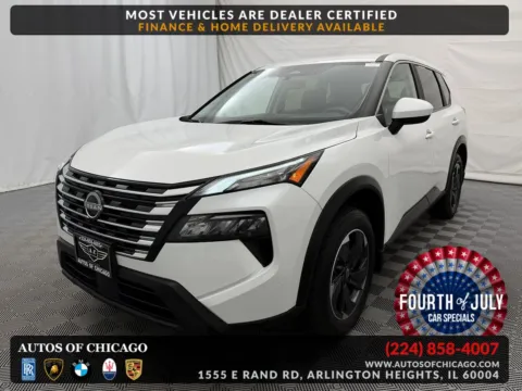 White 2024 Nissan Rogue SV for sale in Arlington Heights, IL