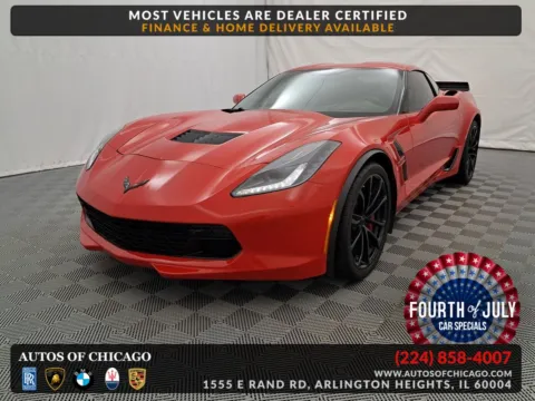Red 2019 Chevrolet Corvette Grand Sport 3LT for sale in Arlington Heights, IL