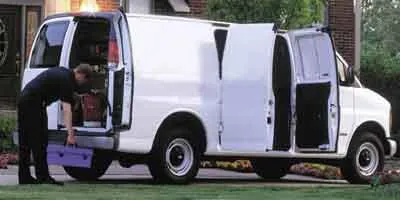 Red 2001 Chevrolet Express Cargo Van G2500 for sale in Arlington Heights, IL