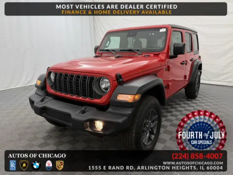 Red 2025 Jeep Wrangler Sport S for sale in Arlington Heights, IL