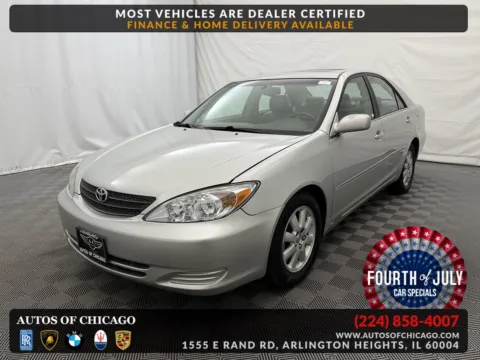 Silver 2002 Toyota Camry LE for sale in Arlington Heights, IL