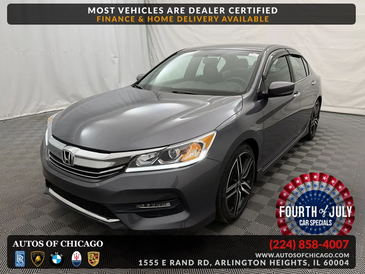 Gray 2016 Honda Accord Sedan Sport for sale in Arlington Heights, IL