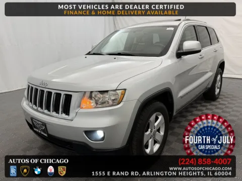 Silver 2012 Jeep Grand Cherokee Laredo for sale in Arlington Heights, IL