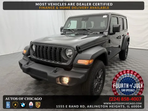 Gray 2025 Jeep Wrangler Sport S for sale in Arlington Heights, IL