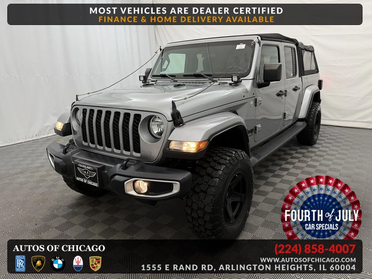 Silver 2021 Jeep Gladiator Sport S for sale in Arlington Heights, IL