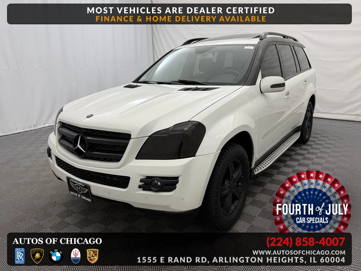 White 2008 Mercedes-Benz GL-Class 4.6L for sale in Arlington Heights, IL