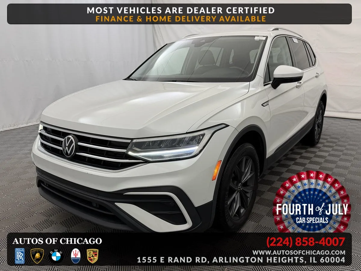 White 2023 Volkswagen Tiguan SE for sale in Arlington Heights, IL