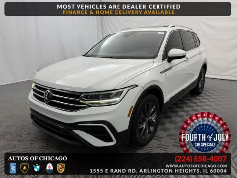 White 2022 Volkswagen Tiguan SE for sale in Arlington Heights, IL