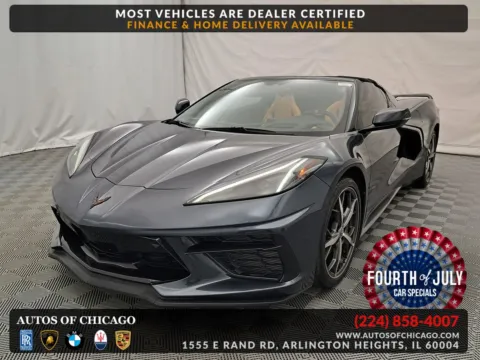 Gray 2020 Chevrolet Corvette 2LT for sale in Arlington Heights, IL