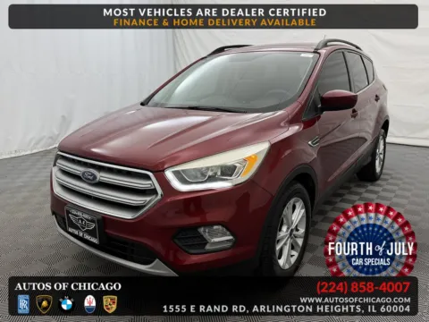 Red 2017 Ford Escape SE for sale in Arlington Heights, IL