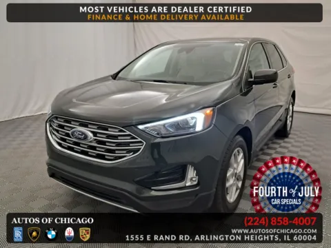 Green 2022 Ford Edge SEL for sale in Arlington Heights, IL