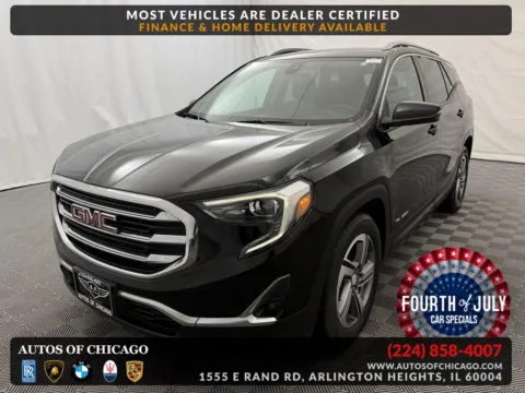Black 2021 GMC Terrain SLT for sale in Arlington Heights, IL