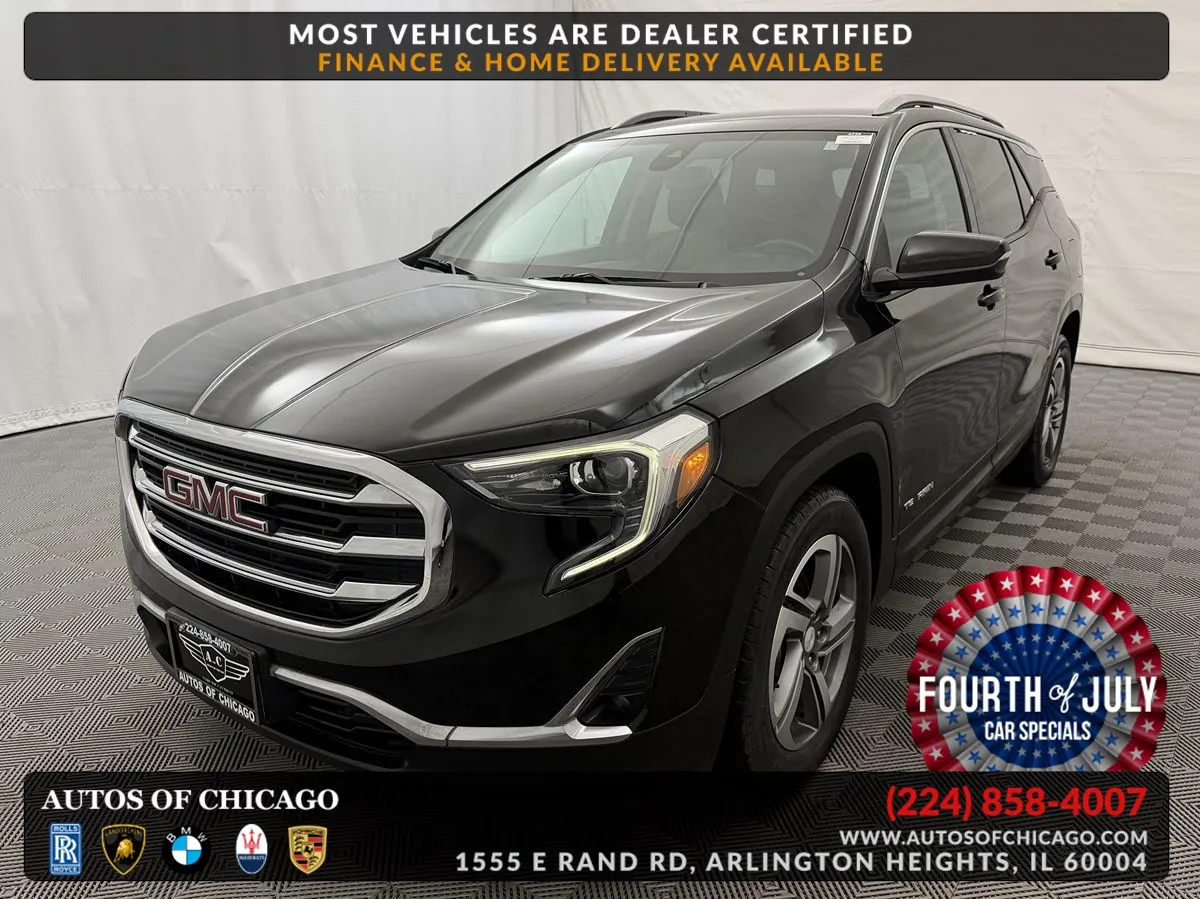 Black 2021 GMC Terrain SLT for sale in Arlington Heights, IL