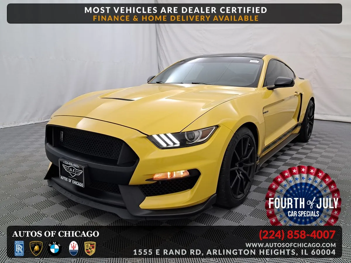 Yellow 2016 Ford Mustang Shelby GT350 for sale in Arlington Heights, IL