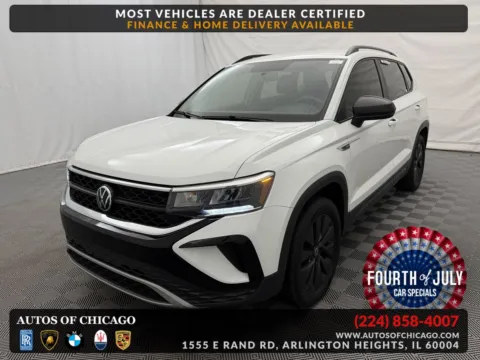 White 2022 Volkswagen Taos S for sale in Arlington Heights, IL