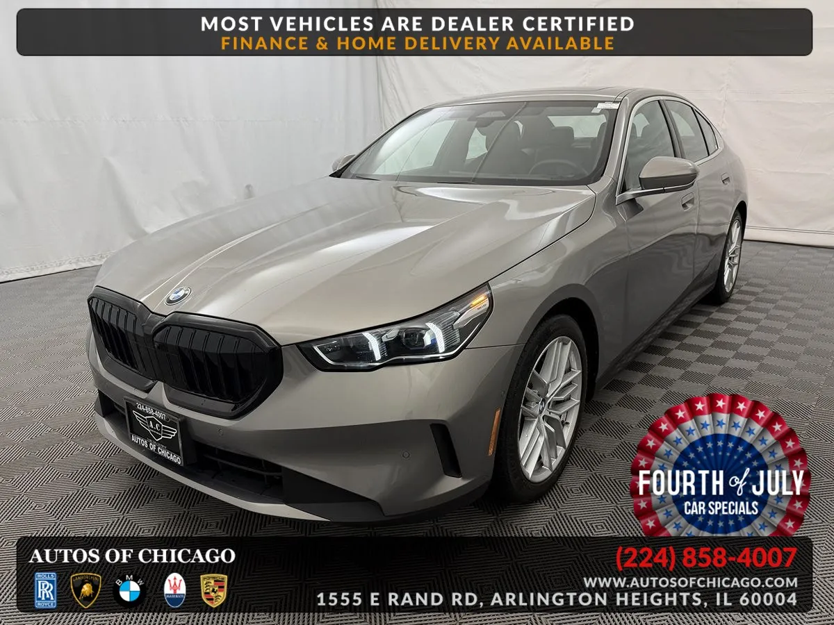 Gray 2024 BMW 5 Series 530i xDrive for sale in Arlington Heights, IL