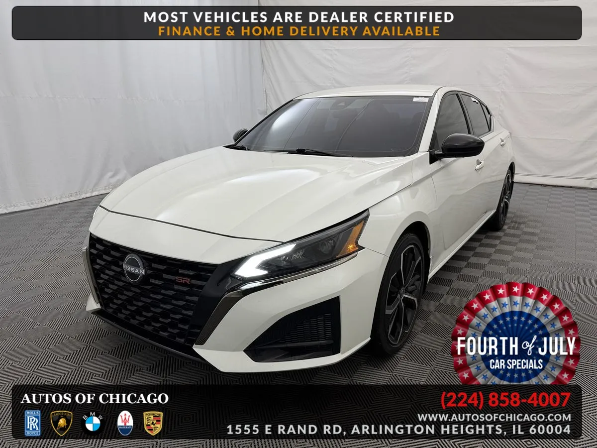 White 2023 Nissan Altima 2.5 SR for sale in Arlington Heights, IL