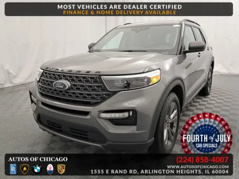 Gray 2021 Ford Explorer XLT for sale in Arlington Heights, IL