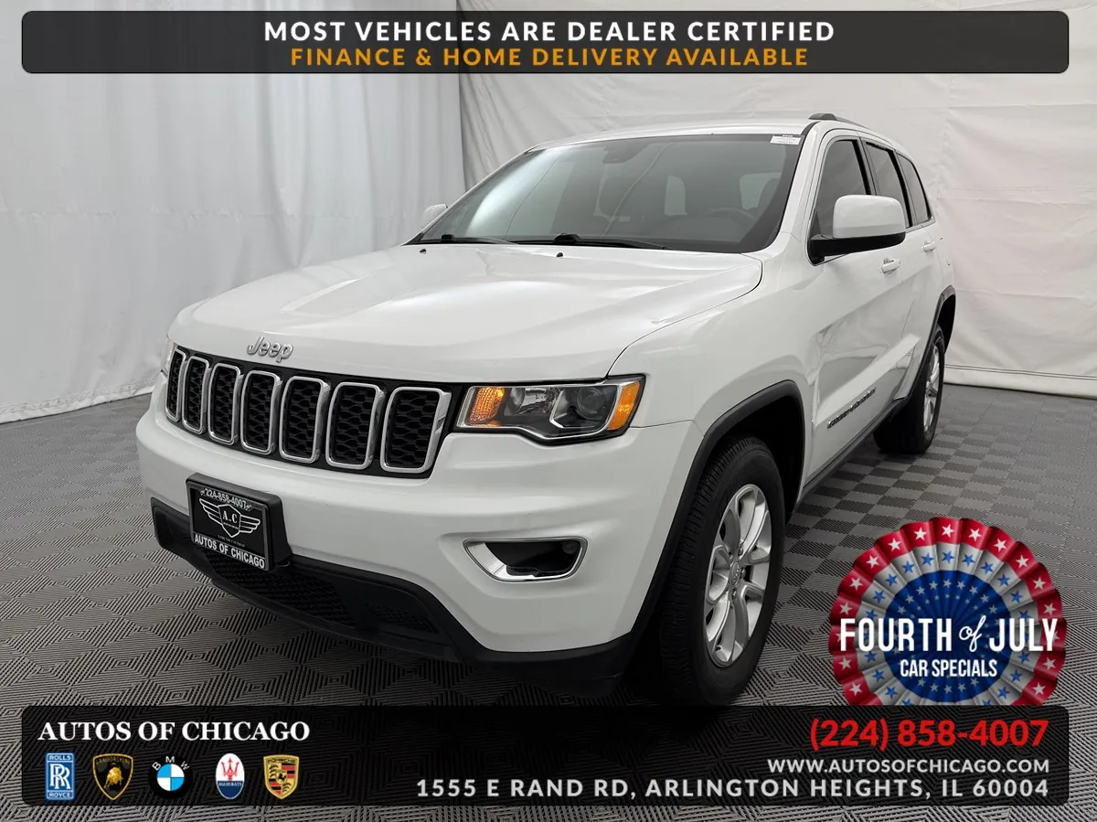 White 2021 Jeep Grand Cherokee Laredo E for sale in Arlington Heights, IL