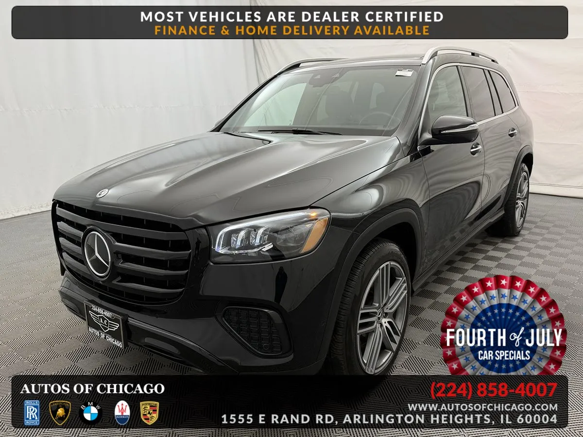 Black 2025 Mercedes-Benz GLS 450 for sale in Arlington Heights, IL