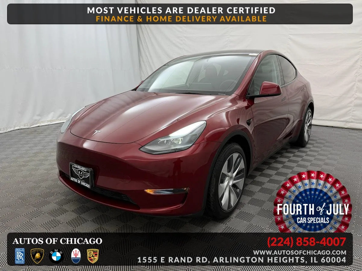 Red 2024 Tesla Model Y Long Range for sale in Arlington Heights, IL