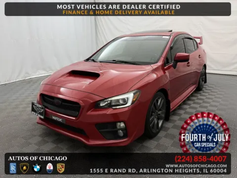 Red 2016 Subaru WRX Limited for sale in Arlington Heights, IL