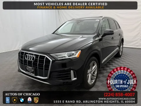 Gray 2021 Audi Q7 Premium Plus for sale in Arlington Heights, IL