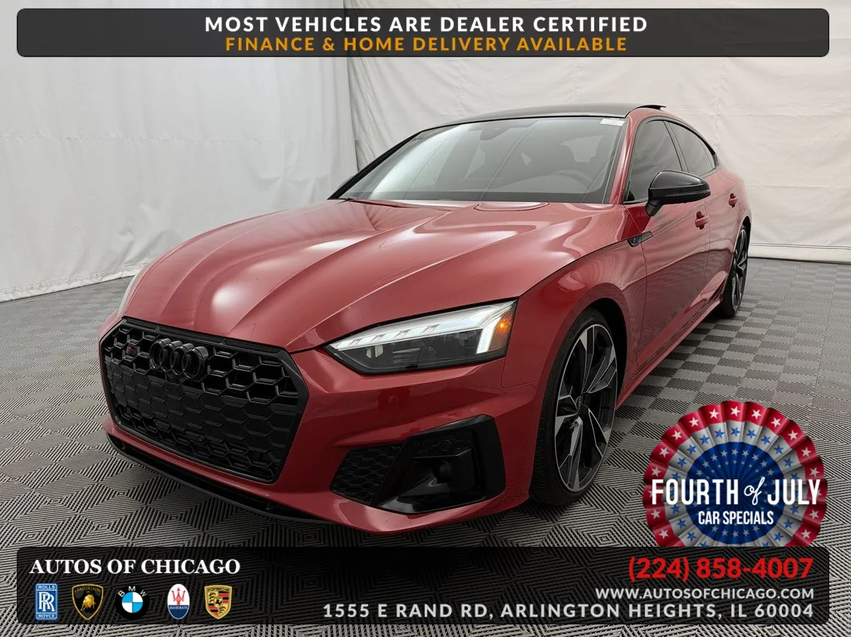 Red 2024 Audi S5 Sportback Premium Plus for sale in Arlington Heights, IL