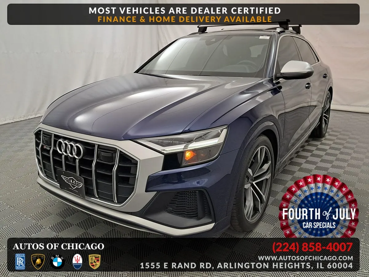 Blue 2021 Audi SQ8 Premium Plus for sale in Arlington Heights, IL