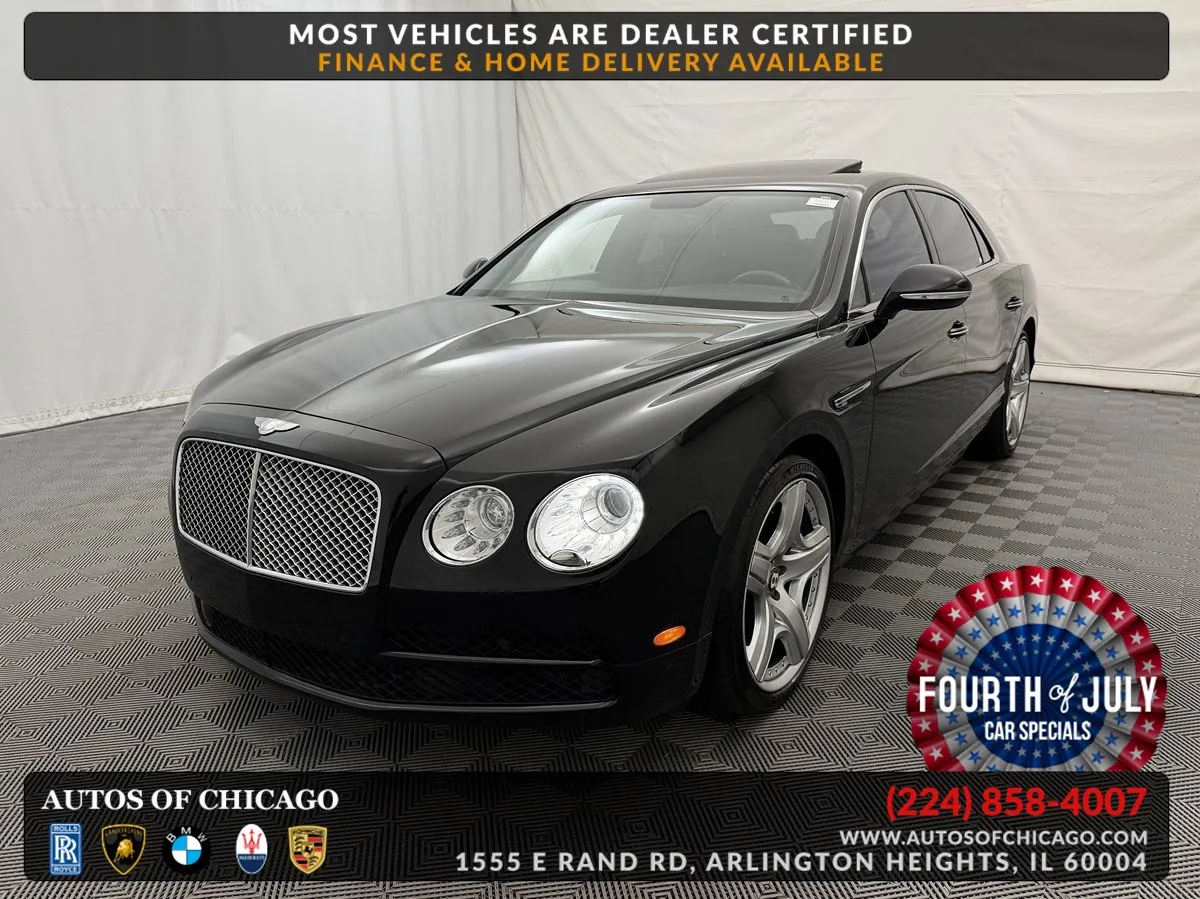 Black 2015 Bentley Flying Spur V8 for sale in Arlington Heights, IL