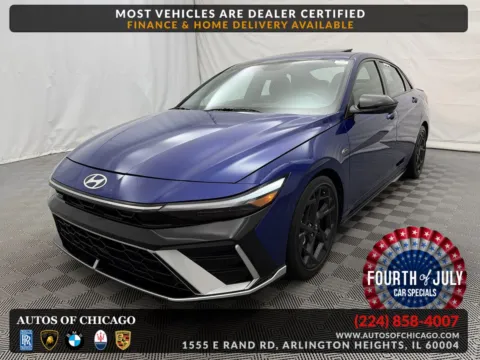 Blue 2024 Hyundai Elantra N Line for sale in Arlington Heights, IL