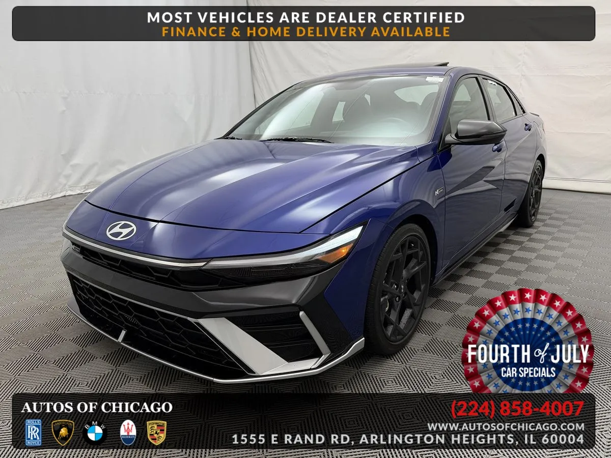 Blue 2024 Hyundai Elantra N Line for sale in Arlington Heights, IL