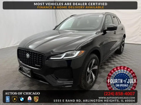 Black 2025 Jaguar F-PACE R-Dynamic S for sale in Arlington Heights, IL