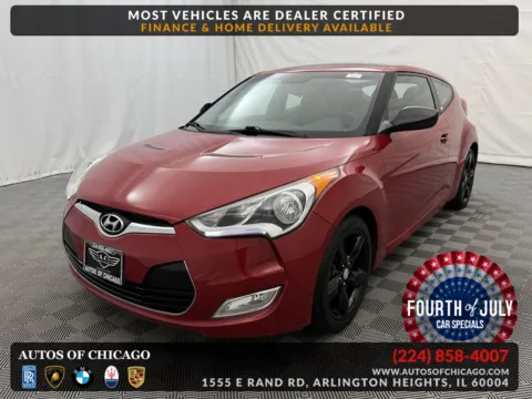 Red 2014 Hyundai Veloster for sale in Arlington Heights, IL