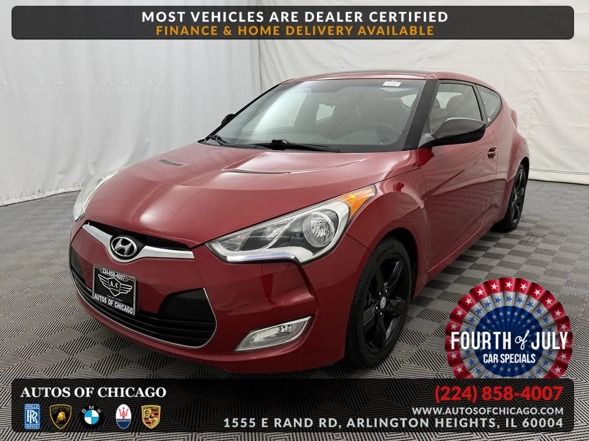 Red 2014 Hyundai Veloster for sale in Arlington Heights, IL