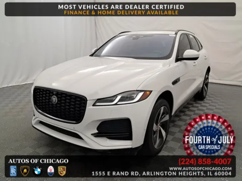 White 2021 Jaguar F-PACE S for sale in Arlington Heights, IL