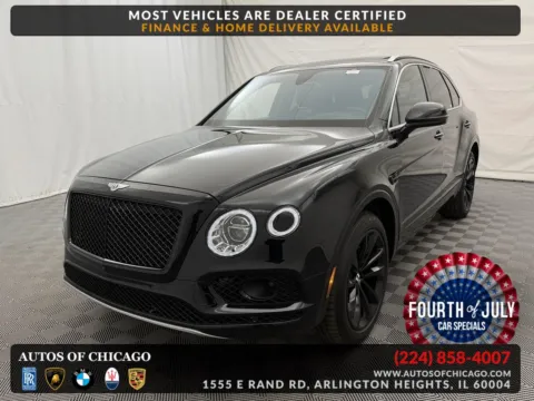 Black 2017 Bentley Bentayga W12 for sale in Arlington Heights, IL