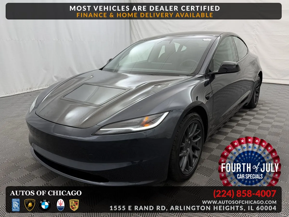 Black 2024 Tesla Model 3 Long Range for sale in Arlington Heights, IL