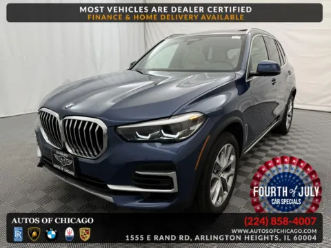 Blue 2022 BMW X5 xDrive40i for sale in Arlington Heights, IL