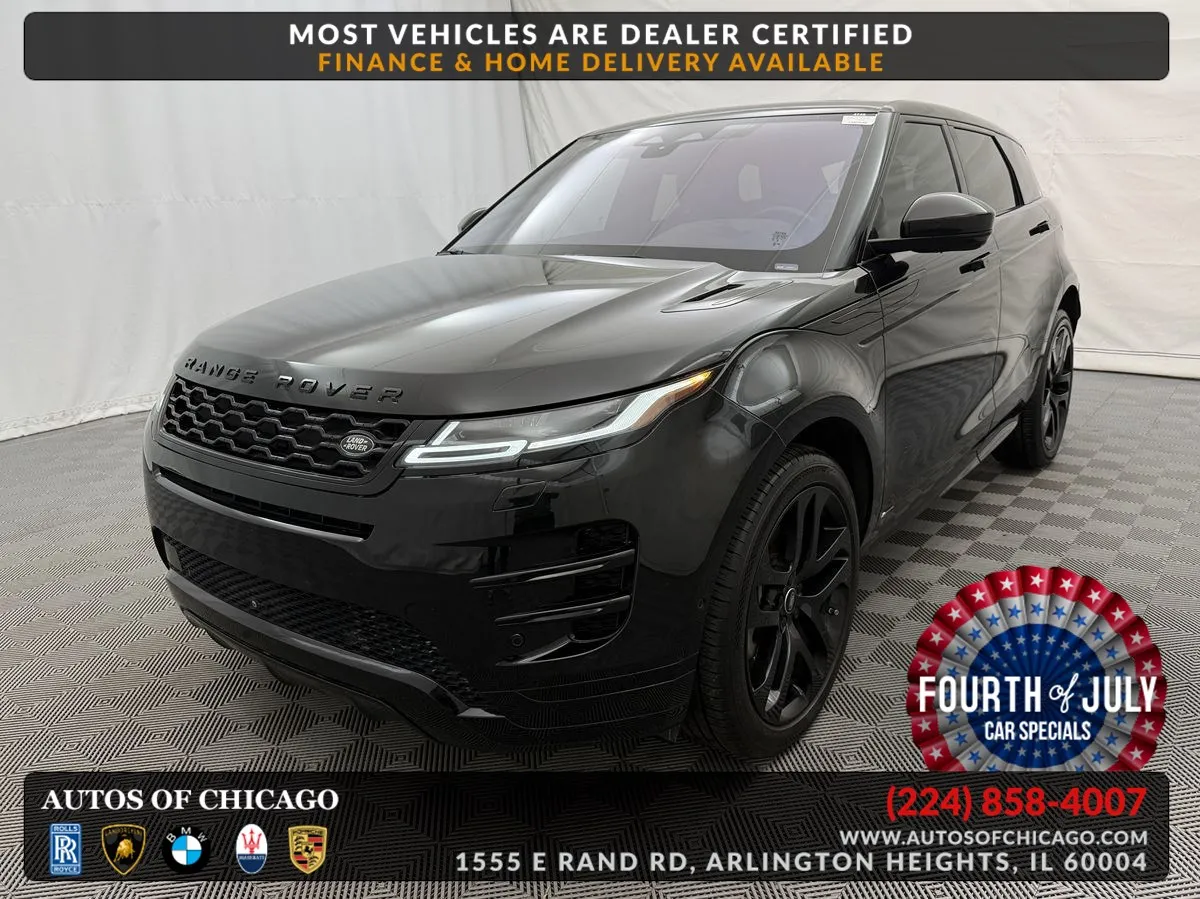 Black 2021 Land Rover Range Rover Evoque R-Dynamic HSE for sale in Arlington Heights, IL