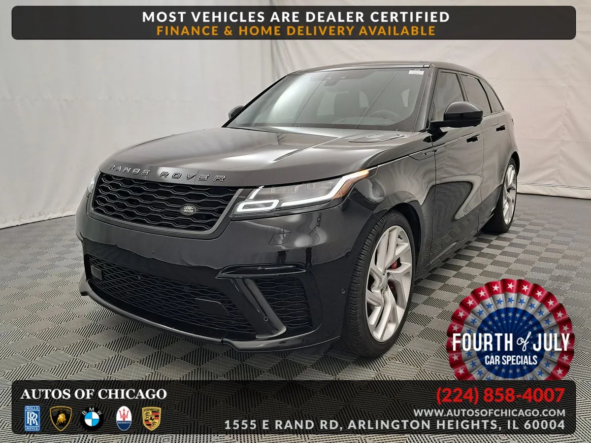 Black 2020 Land Rover Range Rover Velar SVAutobiography Dynamic Edition for sale in Arlington Heights, IL